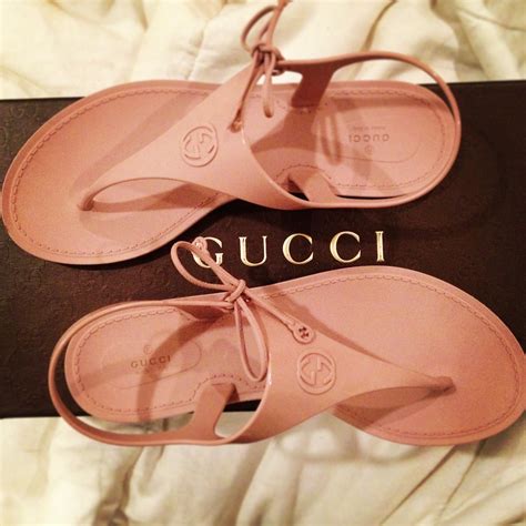 gucci red jelly sandals|Gucci unisex sandals.